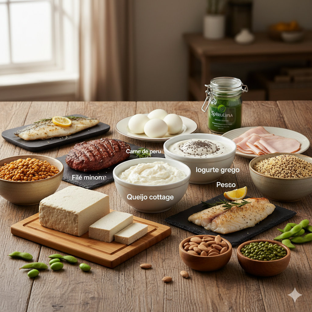 Alimentos proteicos - Grãos & Cia